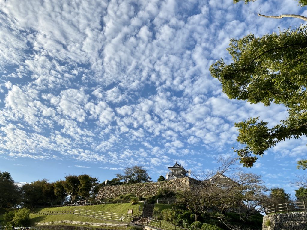秋の日の浜松城