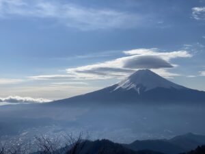 三つ峠山から望む富士山